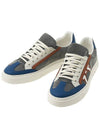 Gancini logo patch sneakers BORG5 MEDITERRANEO 0757670 - SALVATORE FERRAGAMO - BALAAN 1