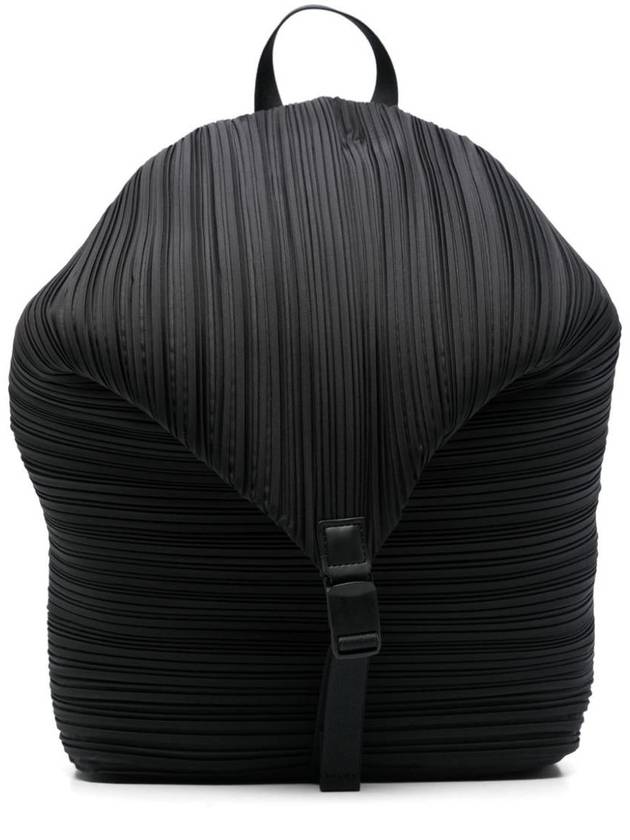 Pleated Backpack Black - ISSEY MIYAKE - BALAAN 1