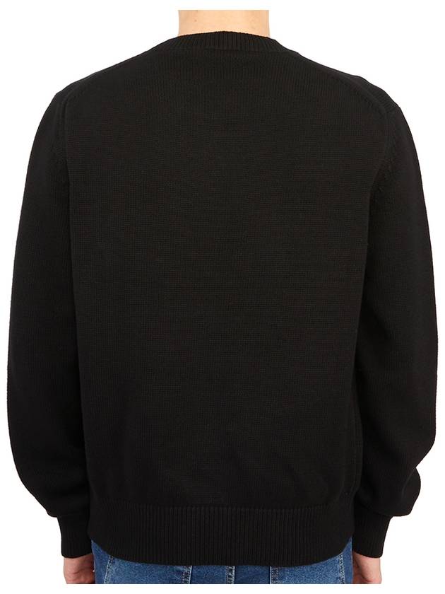 Embroidered Logo Knit Top Black - ALEXANDER MCQUEEN - BALAAN 5