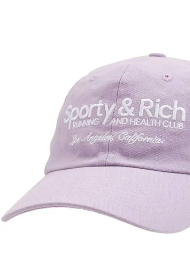 CLUB Club Running & Health Logo Embro Baseball Cap - SPORTY & RICH - BALAAN 3