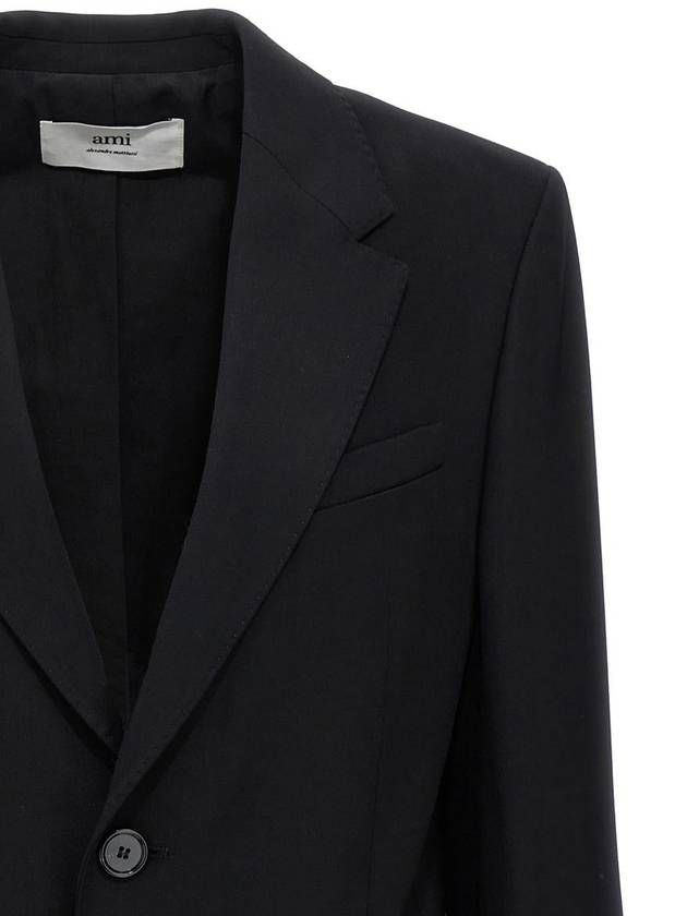 Suit Jacket HBV007 VI0007 001 BLACK - AMI - BALAAN 4