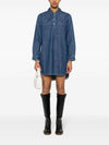 Robe Texas Short Dress Indigo Delave - A.P.C. - BALAAN 3