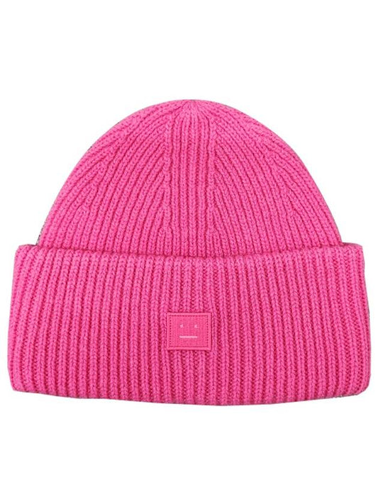 Small Face Logo Beanie Pink - ACNE STUDIOS - BALAAN 2