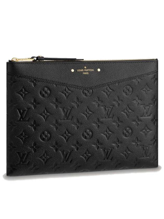 Monogram Daily Empreinte Pouch Bag Black - LOUIS VUITTON - BALAAN 2