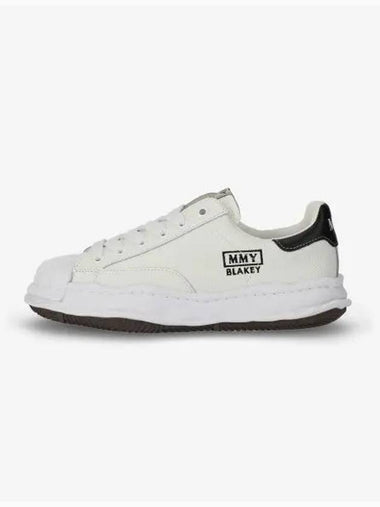 Blakey OG sole embossed leather low top sneakers white A11FW717white - MAISON MIHARA YASUHIRO - BALAAN 1