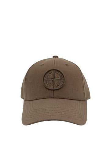 6 Panel Ball Cap Green - STONE ISLAND - BALAAN 1