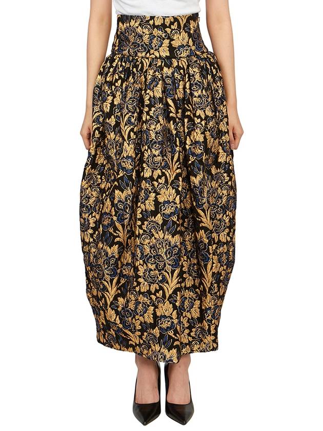 ROPX35122A RX198 001 Women s Wool Long Skirt - ROCHAS - BALAAN 4