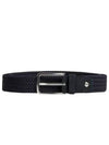 Ben Braided Elastic Belt Navy - J.LINDEBERG - BALAAN 2