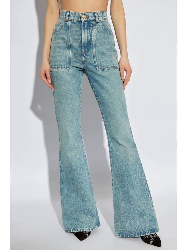 Balmain Flared Jeans, Women's, Blue - BALMAIN - BALAAN 3