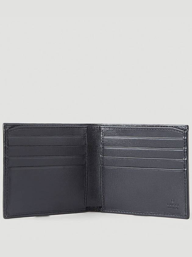 GG Supreme Interlocking G Halfwallet Black - GUCCI - BALAAN 5