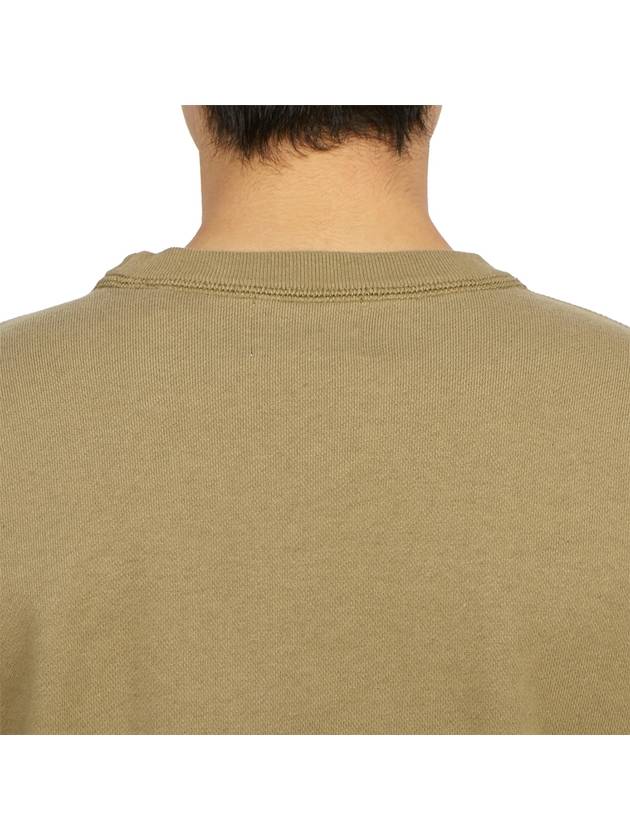 Men's Mike Logo Sweatshirt Khaki - ISABEL MARANT - BALAAN 8