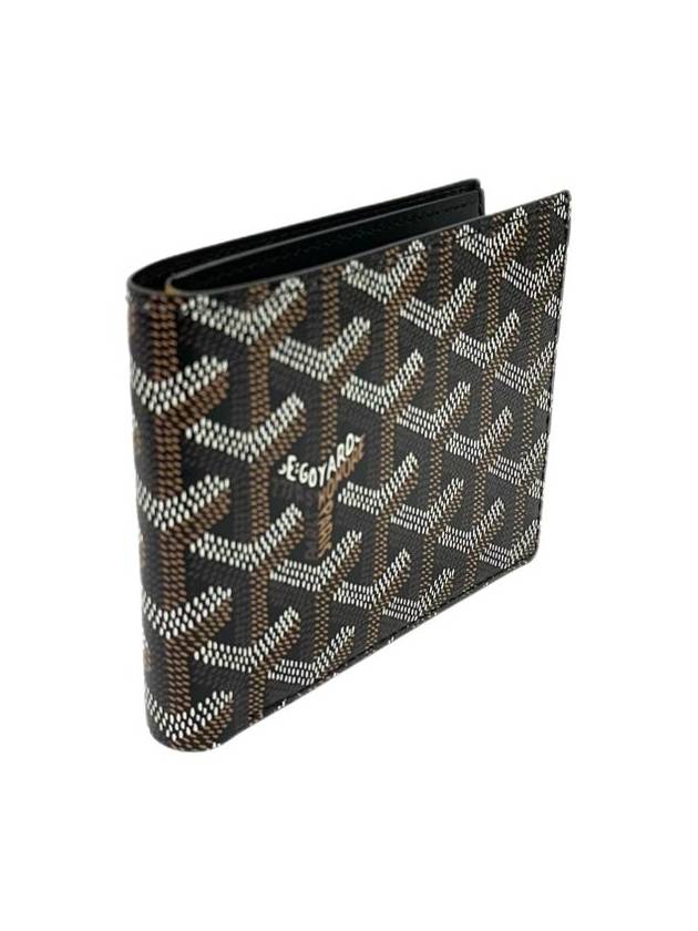 Victoire Wallet In Canvas And Calfskin Black - GOYARD - BALAAN 4