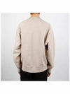 Small Heart Logo Sweatshirt Beige - AMI - BALAAN 5