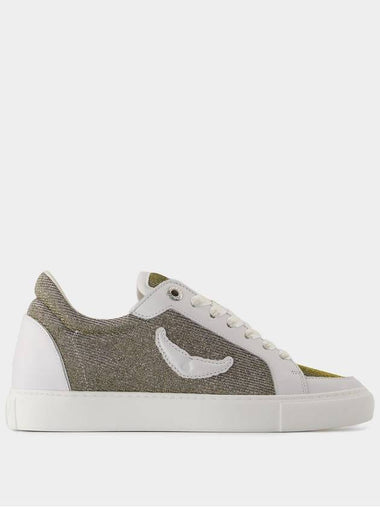 Fly On Sneakers - Zadig & Voltaire - Synthetic - Silver - ZADIG & VOLTAIRE - BALAAN 1