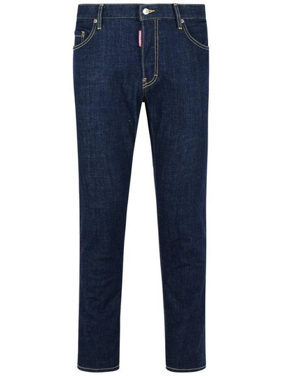 Dark Rinse Wash Skater Denim Jeans Blue - DSQUARED2 - BALAAN 2