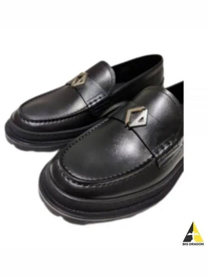 Explorer CD Diamond Canvas Smooth Calfskin Loafers Black - DIOR - BALAAN 2