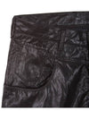 DANIEL ALESSANDRINI Fake Leather MILTON Pants - DANIELE ALESSANDRINI - BALAAN 6