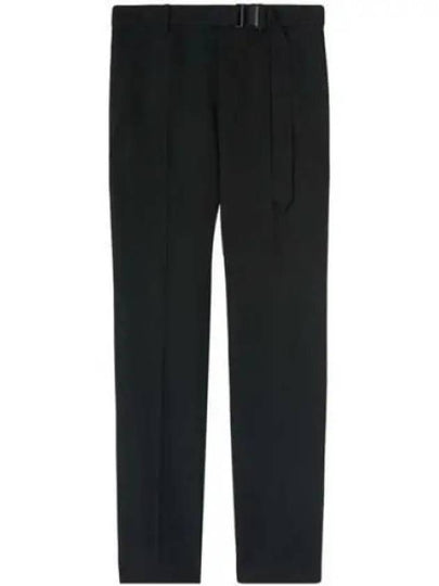 Buckle Dry Wool Slim Pants Black - OFF WHITE - BALAAN 2