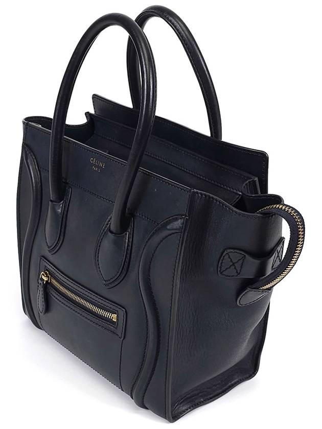 189793 Luggage Micro Dark Navy Tote Bag - CELINE - BALAAN 3