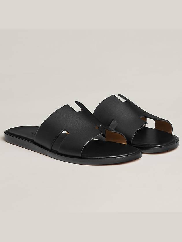 Izmir Sandal Calfskin & Noir - HERMES - BALAAN 2