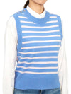 Striped Vest Blue - GANNI - BALAAN 6