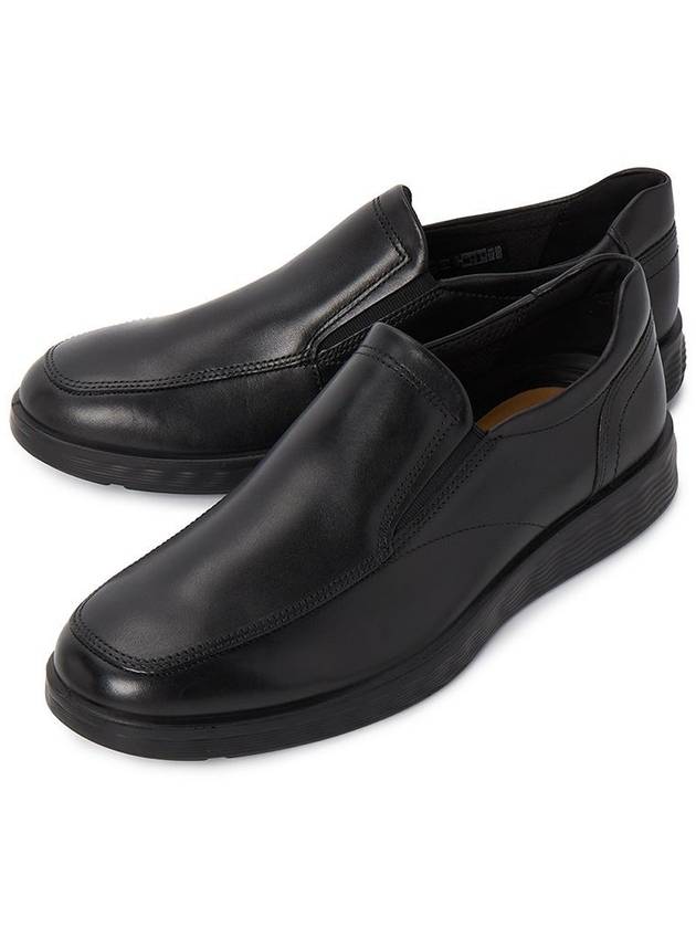 Aquet Leather Slip On Black - ECCO - BALAAN 2