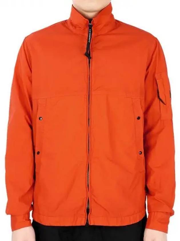 Tylon Lens Wappen Overshirt Zip-Up Jacket Orange - CP COMPANY - BALAAN 2