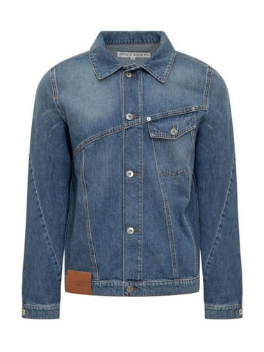 Twisted Denim Jacket Blue - JW ANDERSON - BALAAN 1