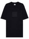 Metropolis Series Mercerized Jersey Logo Badge Short Sleeve T-Shirt Black - CP COMPANY - BALAAN 11