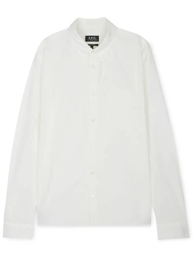 Edouard Long Sleeve Shirt White - A.P.C. - BALAAN 2