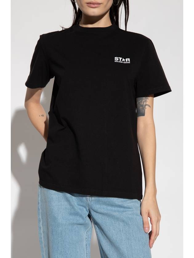 Back Big Star Short Sleeve T-Shirt Black - GOLDEN GOOSE - BALAAN 4