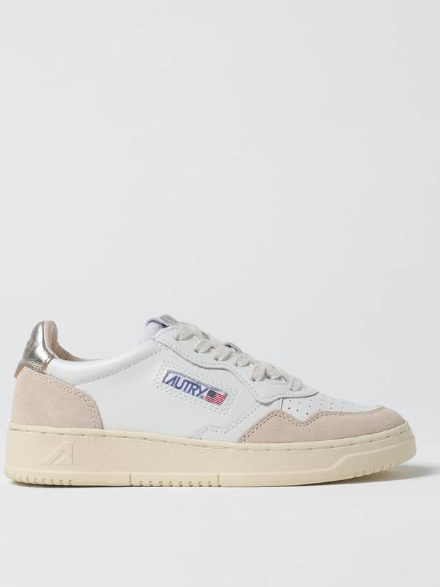 Medalist Leather Low-Top Sneakers Gold White - AUTRY - BALAAN 2