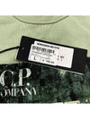 Men's Graphic Print Long Sleeve Sweatshirt Green - CP COMPANY - BALAAN 6