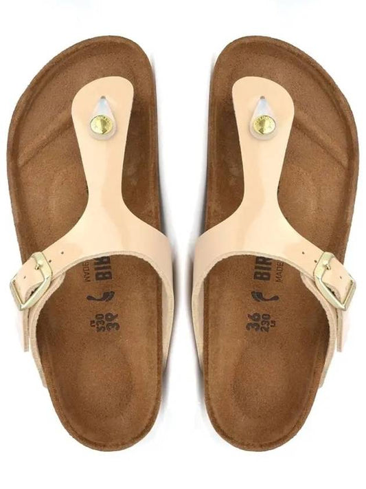 Paper Patent Sand Regular 1013076 Women’s Slippers for Normal Feet - BIRKENSTOCK - BALAAN 2