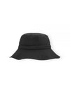 Tech Logo Patch Bucket Hat Black - GANNI - BALAAN 2