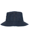 Logo Patch Denim Bucket Hat Indigo Blue - ACNE STUDIOS - BALAAN 4