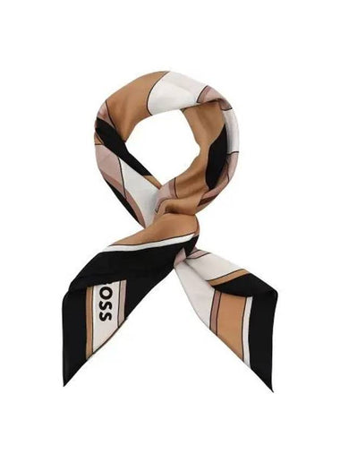 Women s B logo silk scarf 50513251 260 - BOSS - BALAAN 1