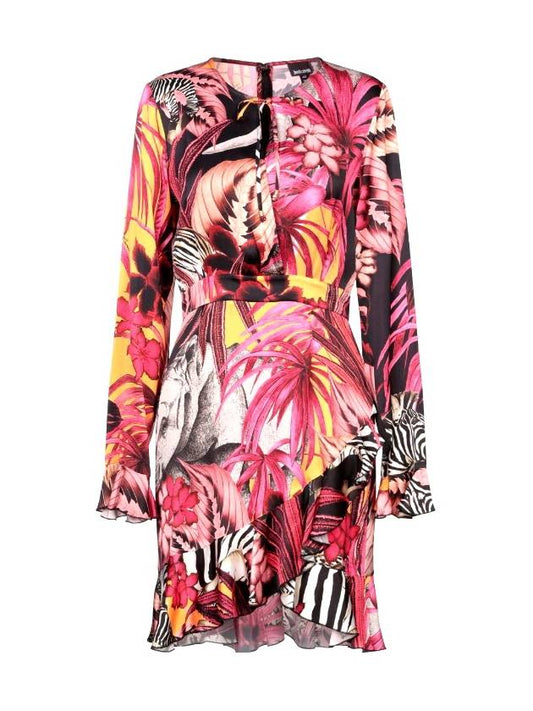 Just Cavalli Printed Ruffled Dress - ROBERTO CAVALLI - BALAAN 2