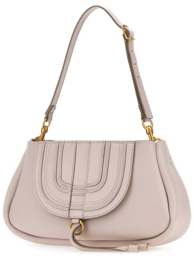 Marcie Leather Shoulder Bag Grey - CHLOE - BALAAN 3