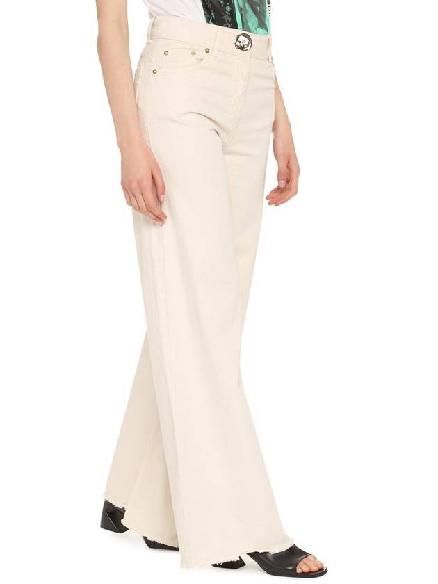 Mother Of Pearl Chloe High-Waist Wide-Leg Jeans - MOTHER OF PEARL - BALAAN 3