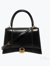 Hourglass Gold B Logo Tote Bag Black - BALENCIAGA - BALAAN 2