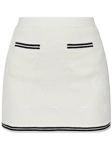 Self Portrait Skirt With Pockets, Women's, White - SELF PORTRAIT - BALAAN 1