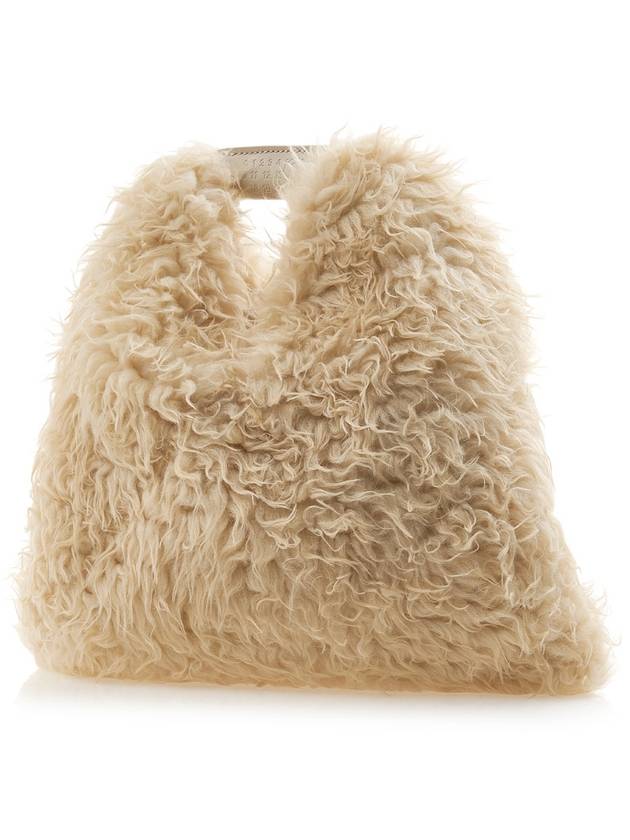 Faux Fur Tote Bag Beige - MAISON MARGIELA - BALAAN 3