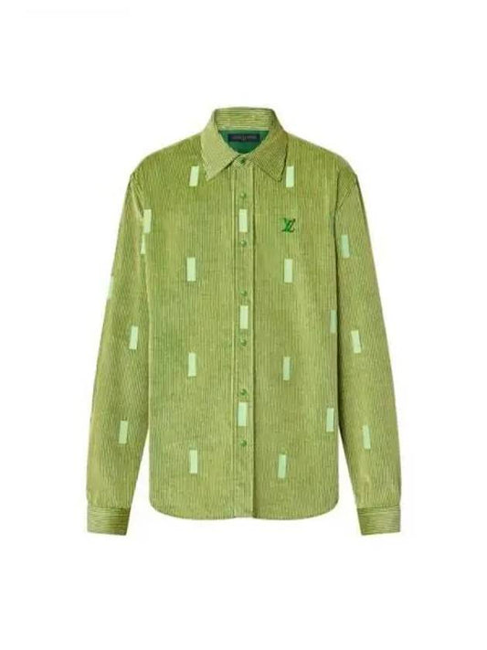 LV Park Seo Bo Corduroy Long Sleeved Shirt 1AFXUT - LOUIS VUITTON - BALAAN 1