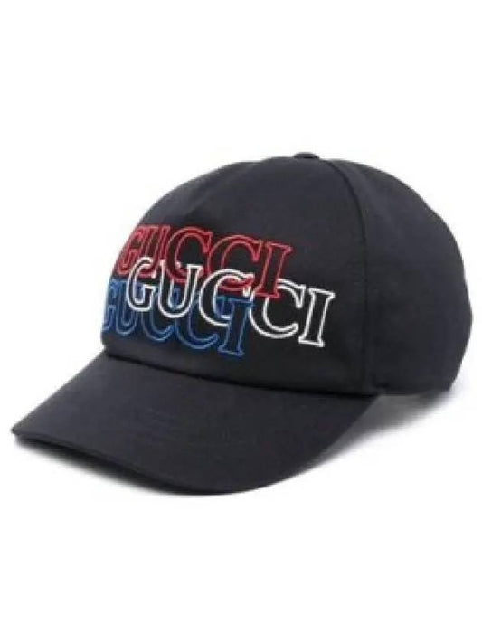 Embroidery Base Ball Cap Black - GUCCI - BALAAN 2