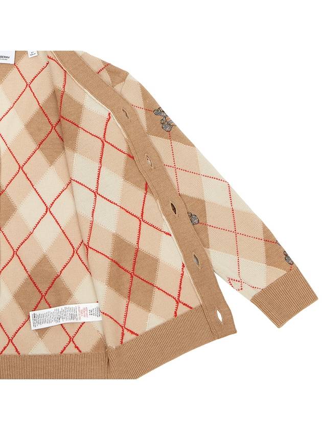 Kids Cardigan 8069504B3344 Beige - BURBERRY - BALAAN 7