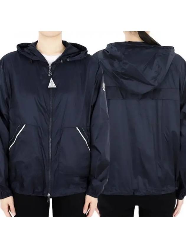 Women s FILIRIA Windbreaker Hooded Jacket Navy 1A00131 597L7 778 1054327 - MONCLER - BALAAN 1