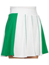 Women's Stripe Detail Golf Skirt White - J.LINDEBERG - BALAAN 10