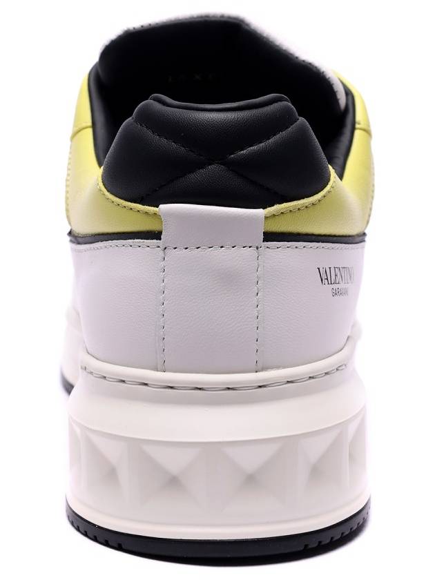 Nappa Leather One Stud Low Top Sneakers White - VALENTINO - BALAAN 5