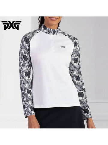 Women s golf wear Aloha half zip long sleeve t shirt - PXG - BALAAN 1